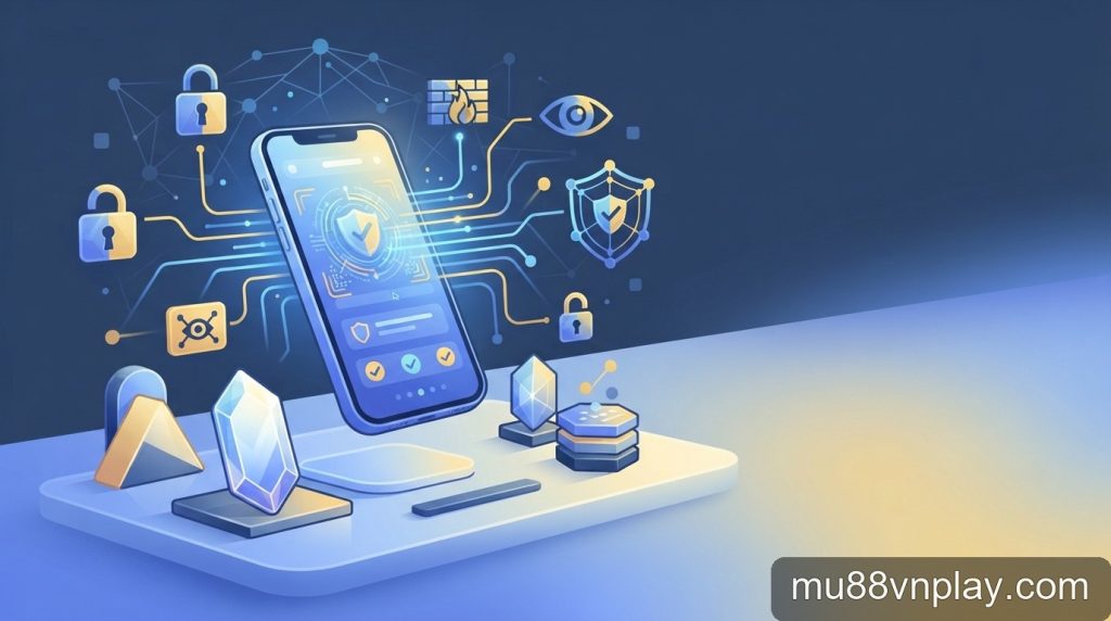 Minh họa 网络安全、账户保护与使用边界 cho chủ đề nhận biết website giả mạo